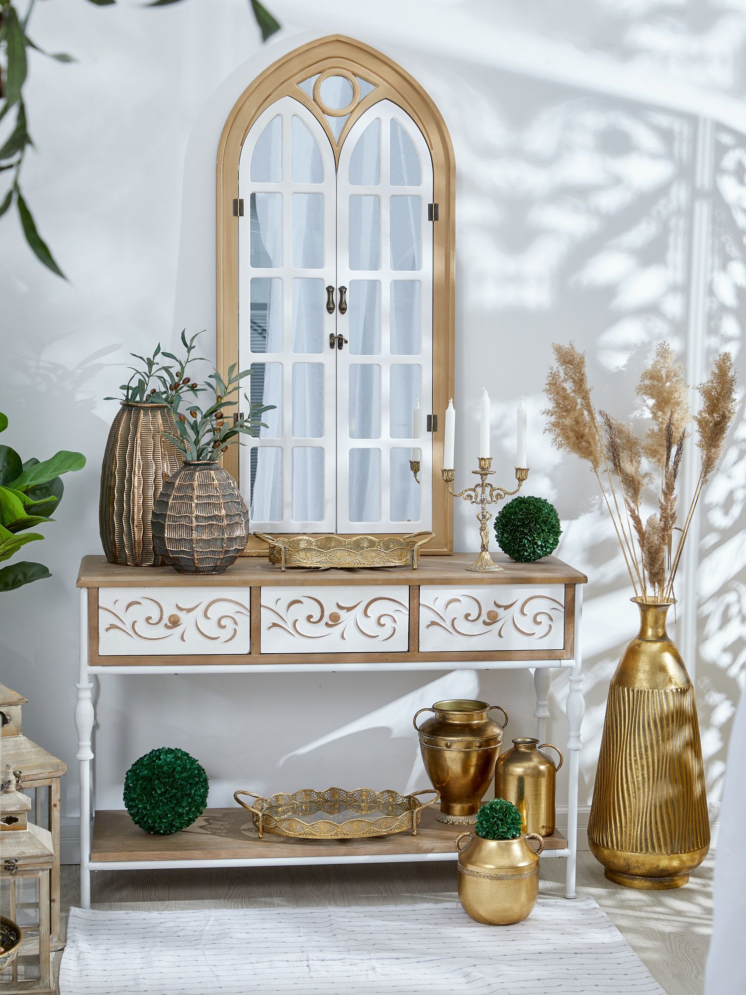 Поднос со стеклянной поверхностью Эфиопия Glasar 57-312/2