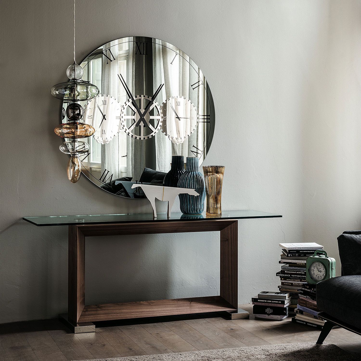 Часы Cattelan Italia Times fume