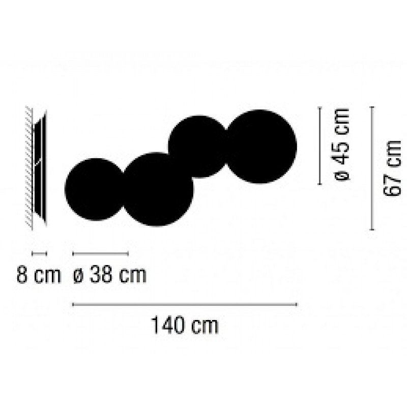 НАСТЕННЫЙ СВЕТИЛЬНИК VIBIA Puck Wall Art 5468