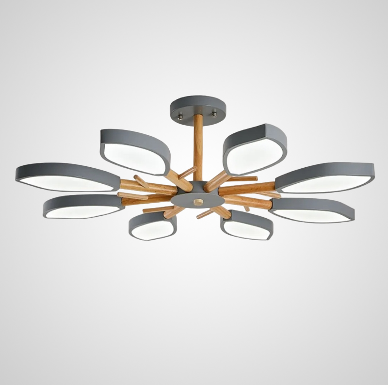 Подвесная люстра FRIM L8 Grey by ImperiumLoft