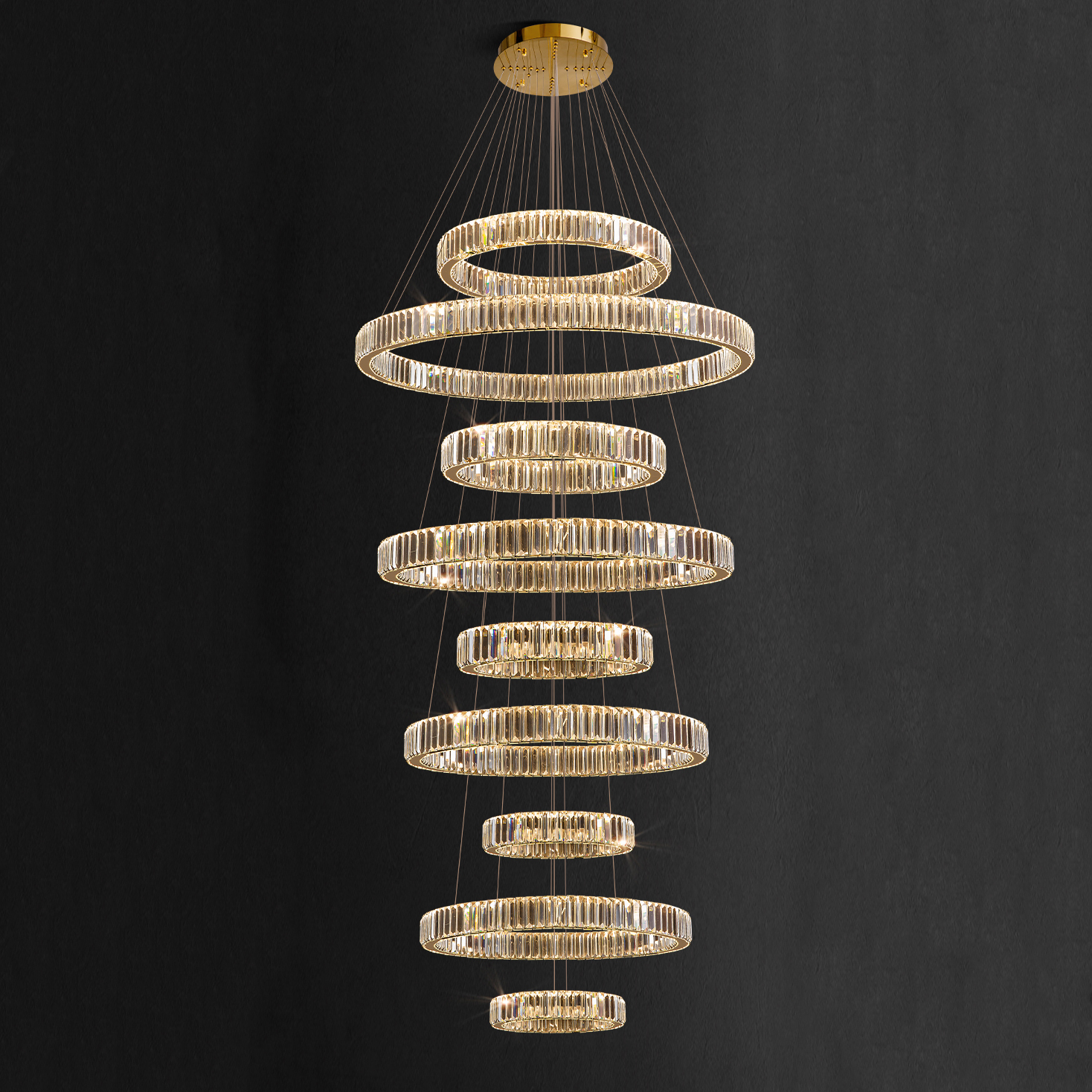 Подвесная люстра BERTOLDA COMBO D20+80+30+90+40+100+50 by ImperiumLoft