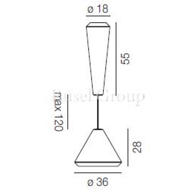 Подвесной светильник Vistosi WITHWHITE SP 18 G