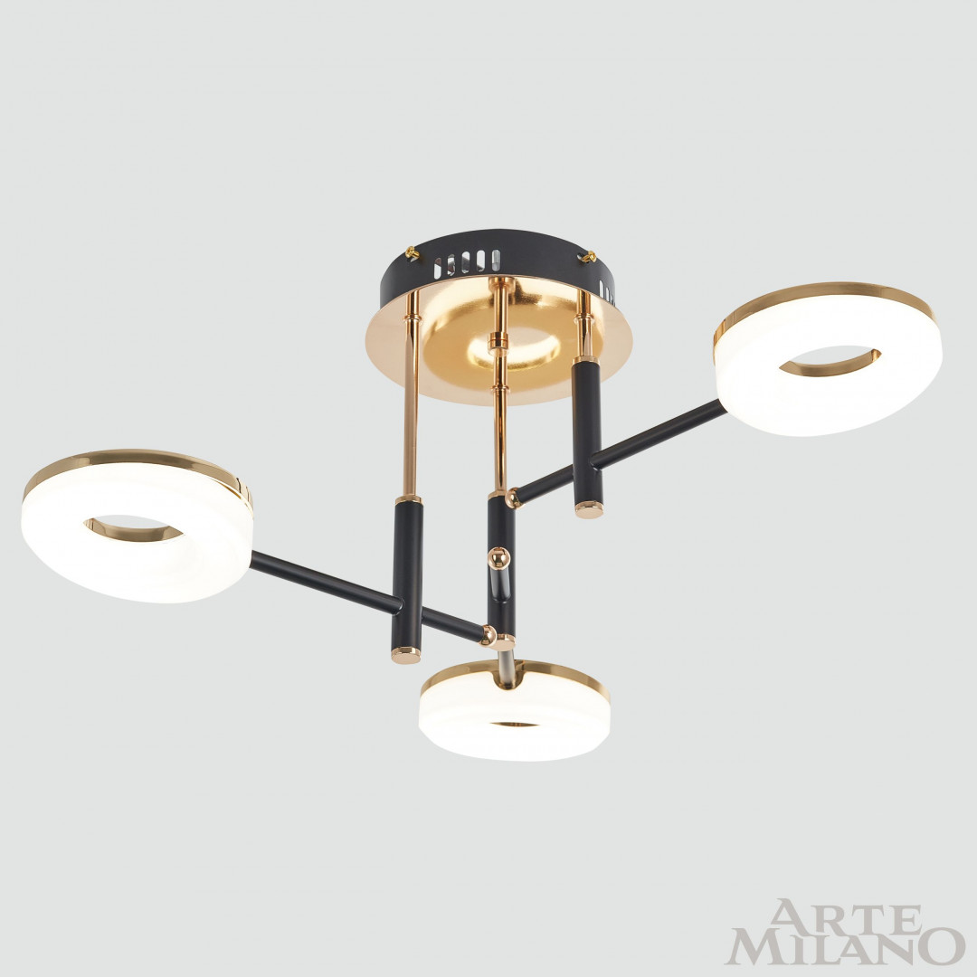 Люстра светодиодная 272999/3 BK/GD Arte Milano