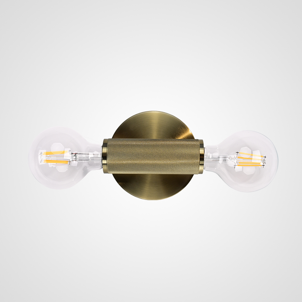 Бра RH Utilitaire Inline Sconce Brass by ImperiumLoft