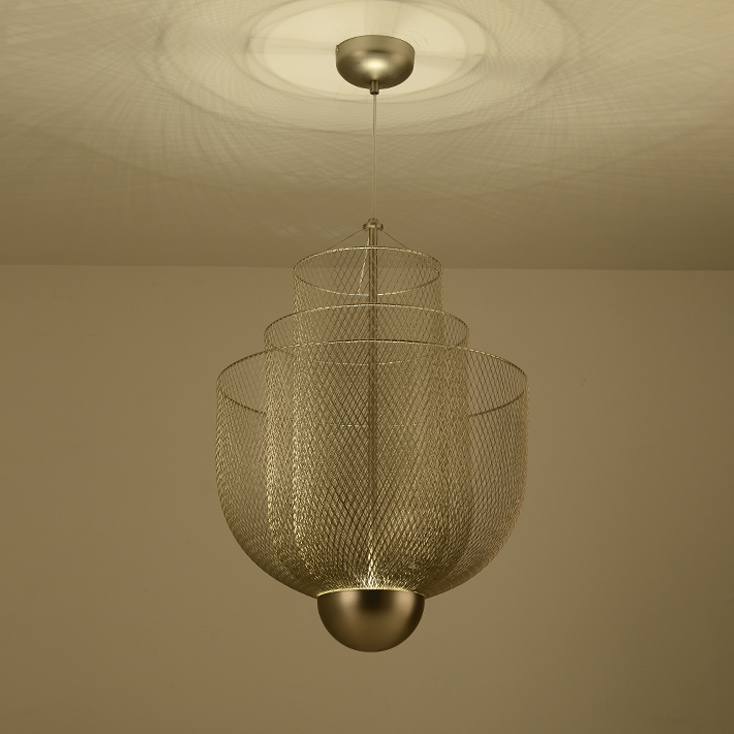 Подвесная люстра MESHMATICA D60 Gold by ImperiumLoft