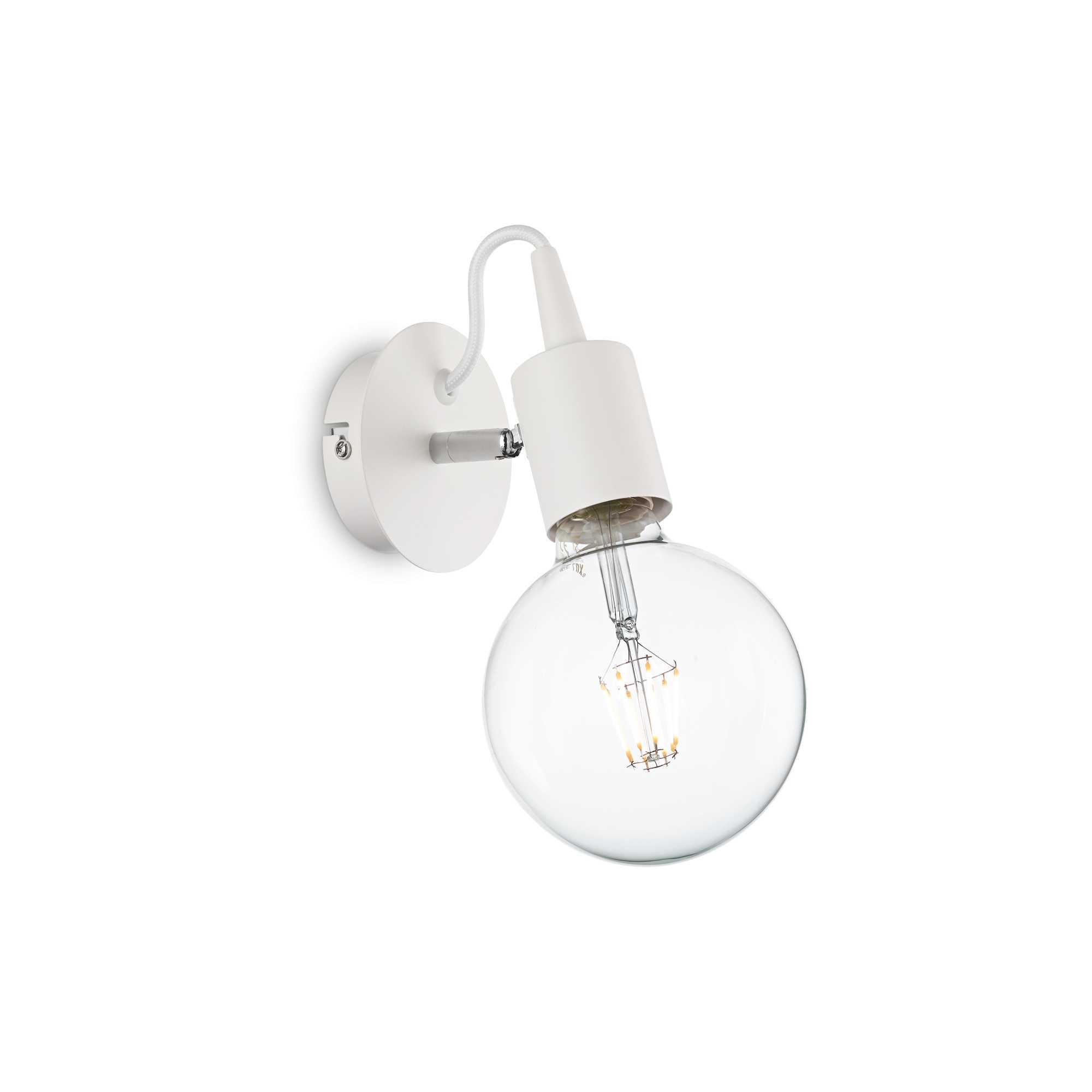 Настенный светильник Ideal Lux EDISON AP1 BIANCO 138374
