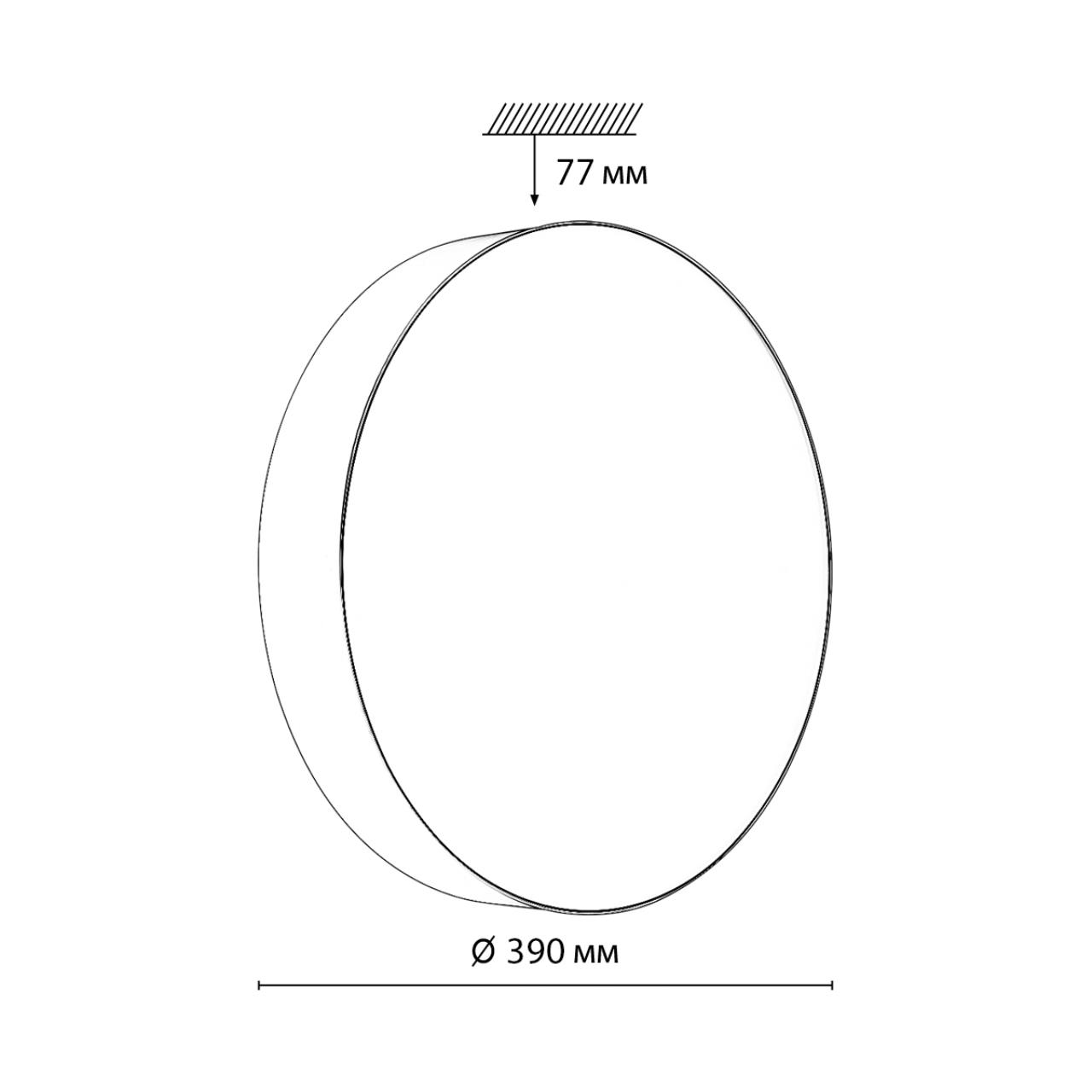 Настенно-потолочный светильник Sonex 7780/DL