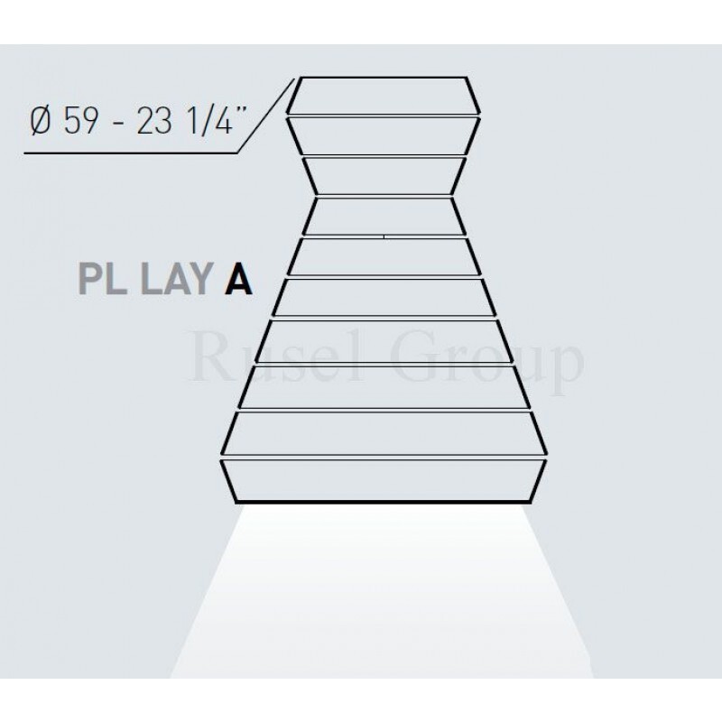 Потолочный светильник AXO LIGHT LAYERS PL A