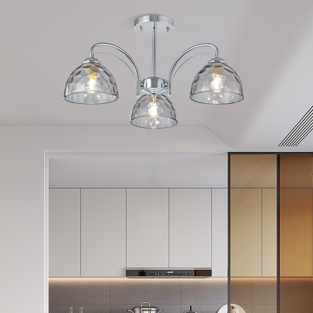 Люстра потолочная с плафонами 332366/3 CR Arte Milano