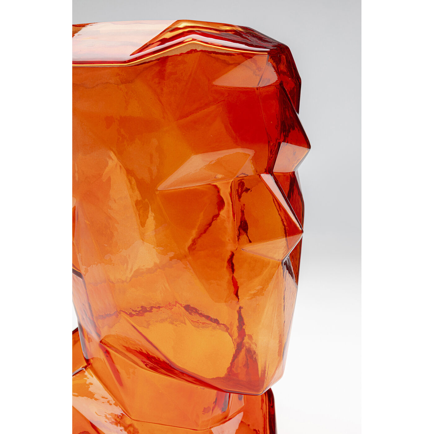 Ваза Prisma Face Orange 30 см KARE 56403