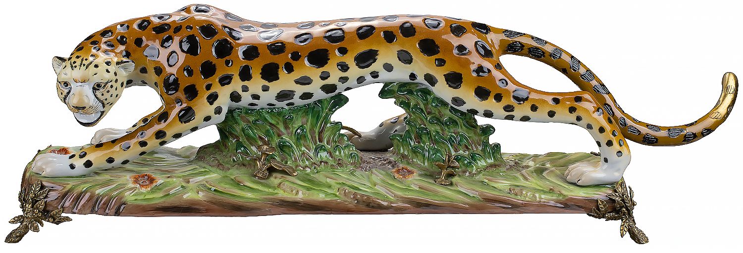 Фигурка Леопард Glasar 31G2622/F1365H/HFX2148
