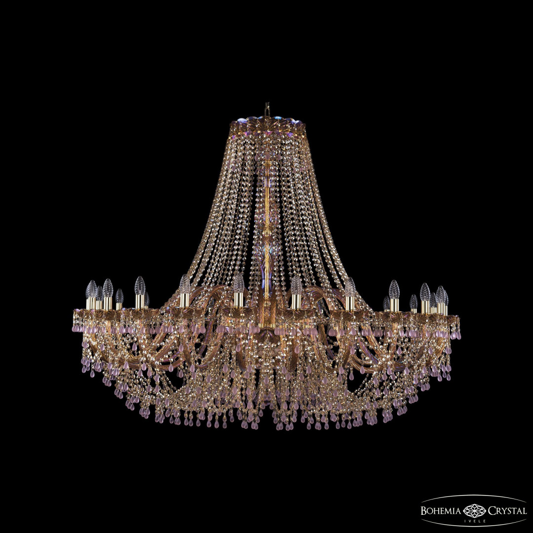Люстра хрустальная 1410/24/530 G V7010 M777 Bohemia Ivele Crystal