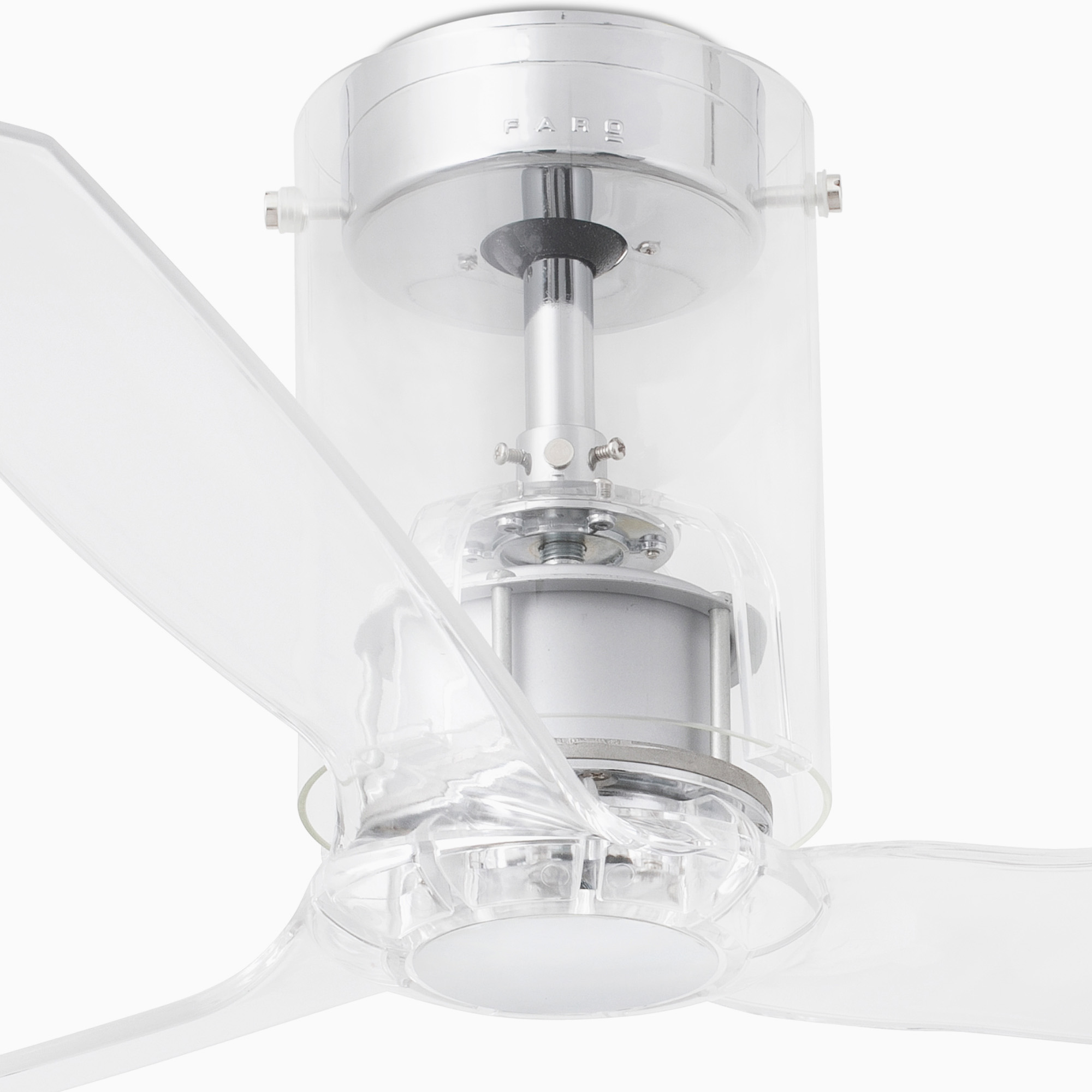 Прозрачный потолочный вентилятор Mini Tube Fan Faro
