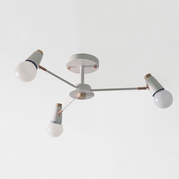 Потолочная люстра ROTARY L6 White by ImperiumLoft