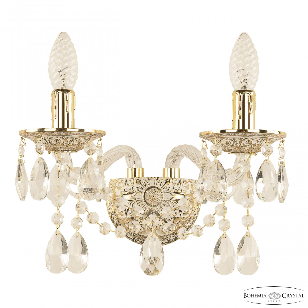 Бра хрустальные 16213B/2/141 GW Bohemia Ivele Crystal
