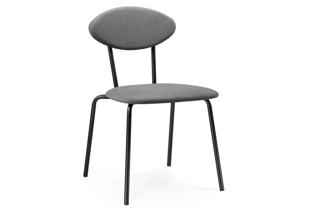 Стул Woodville Мареон катания сильвер / черный матовый 502315