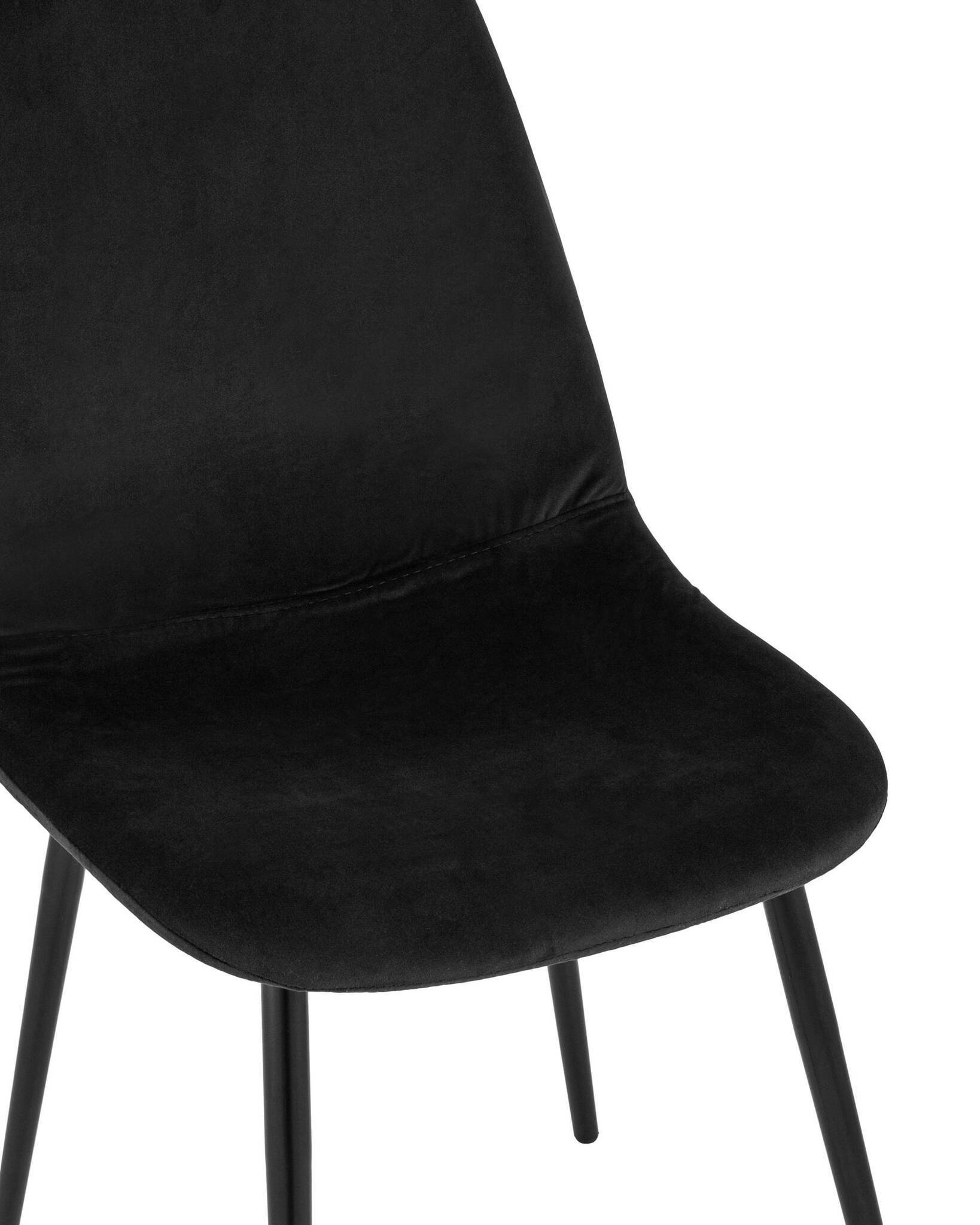 Стул Норман велюр черный Stool Group