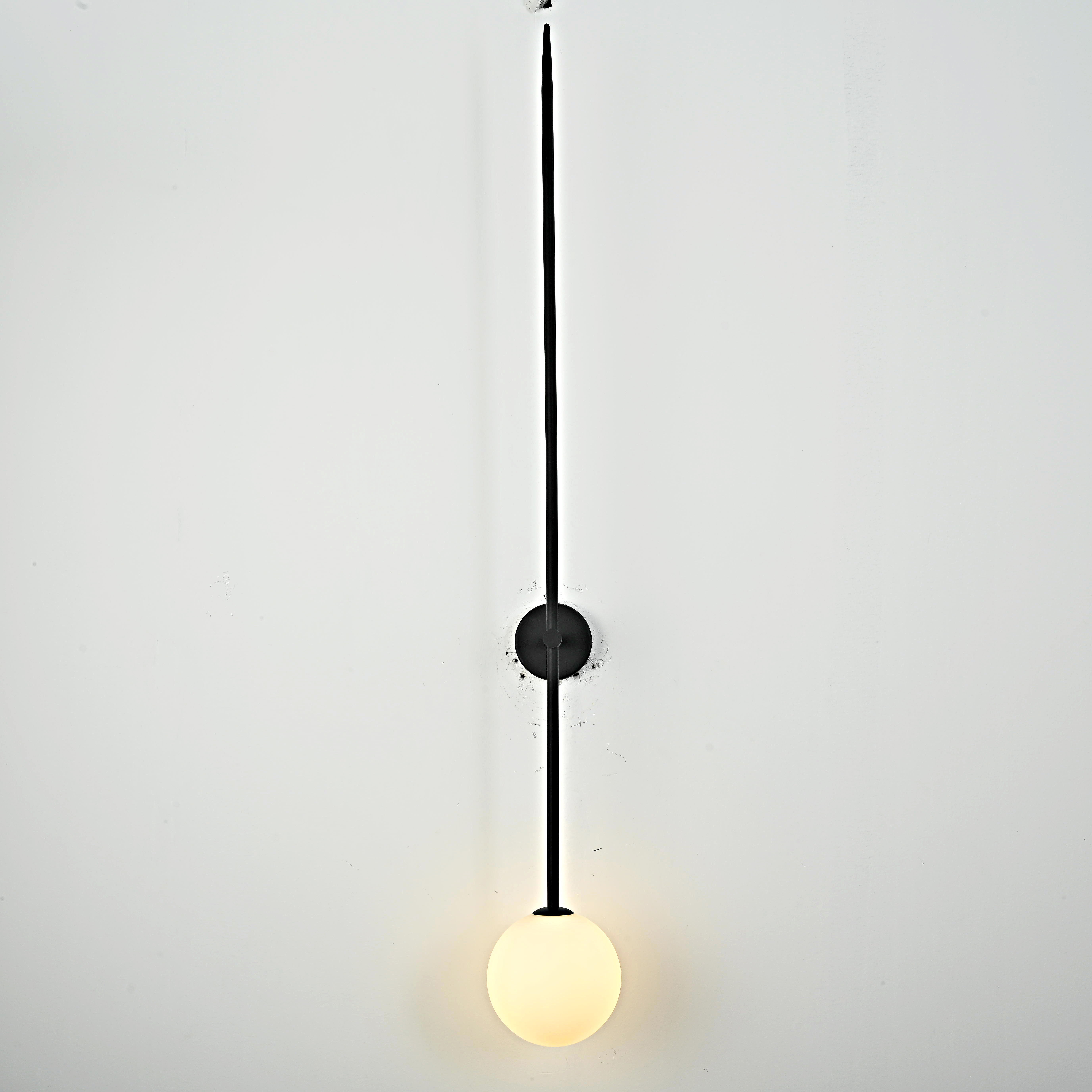 Настенный Светильник Lines Ball 100 Black By Imperiumloft