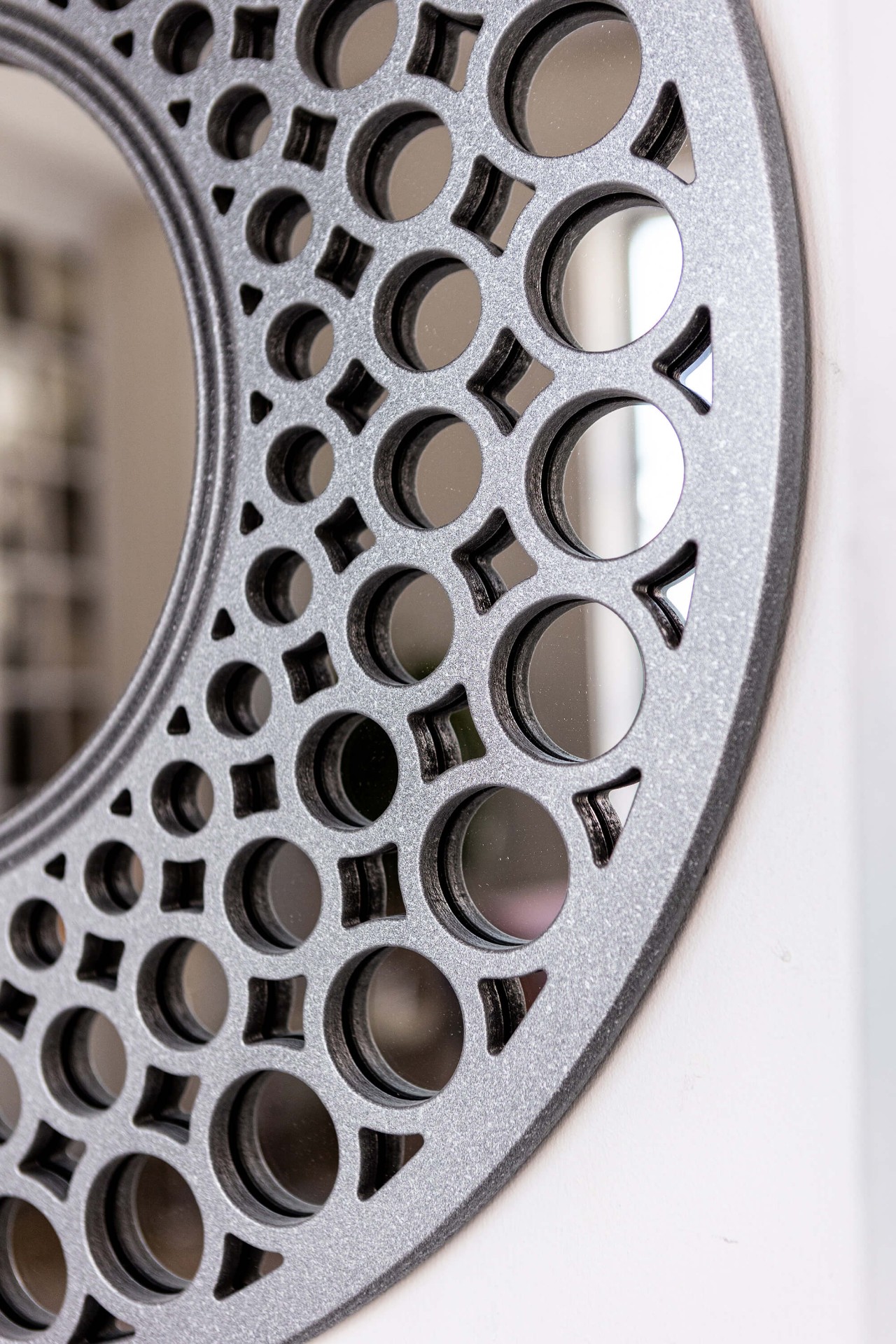 Зеркало BountyHome Round Silver mv411-silver