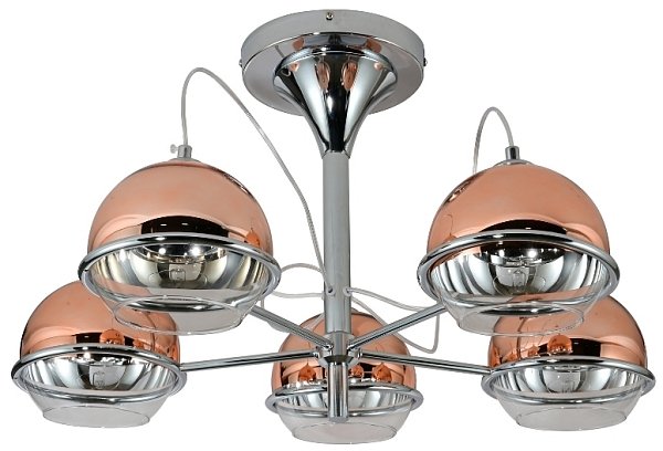 Потолочная люстра Lumina Deco LDC 1029-5 R.GD