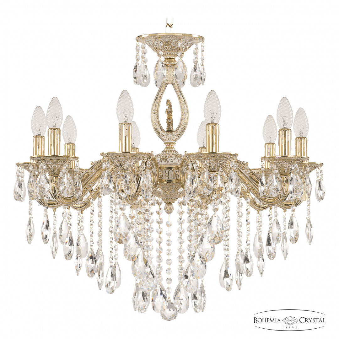 Люстра бронзовая с хрусталём 71402/10/210 B GW FH1S