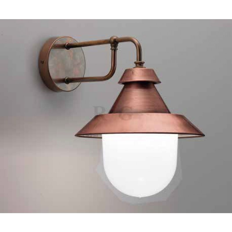 Уличный настенный светильник Cremasco 0167/1AP-BRRA