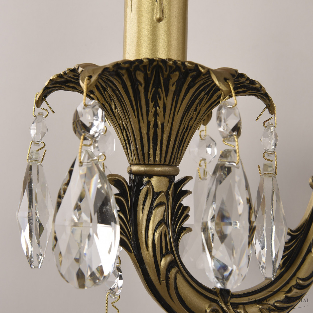 Бра хрустальные AL7901B15/3/175 B AGB Bohemia Ivele Crystal