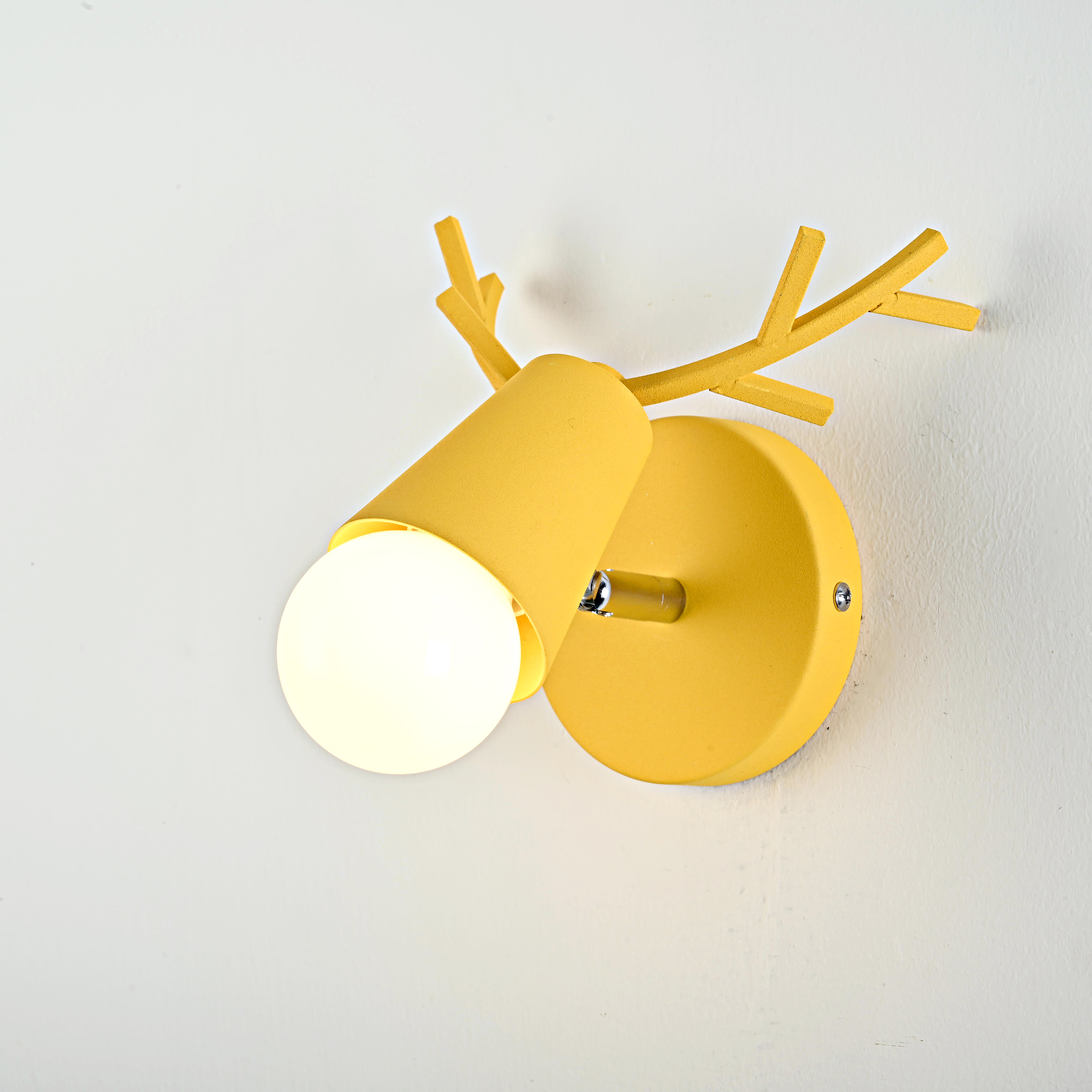 Бра С Рожками Deer A Yellow By Imperiumloft