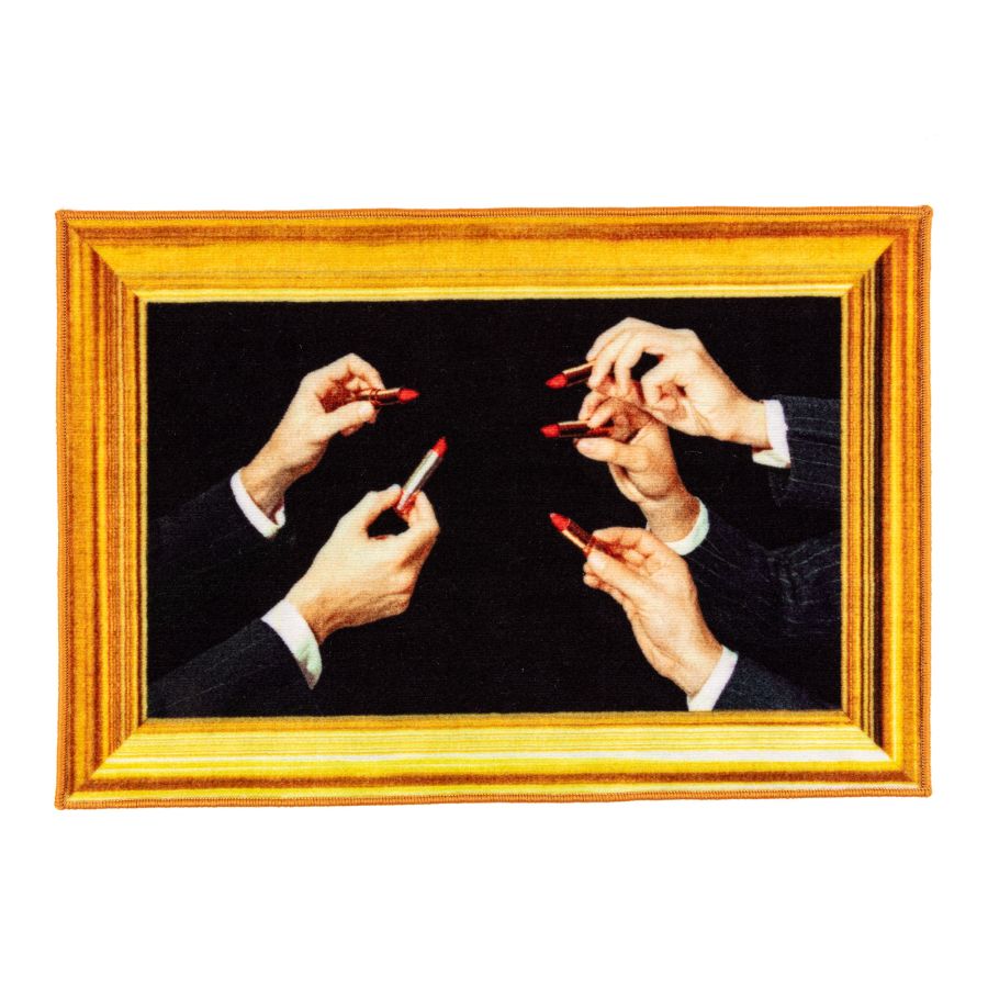 Коврик Seletti Lipstick Black 18185