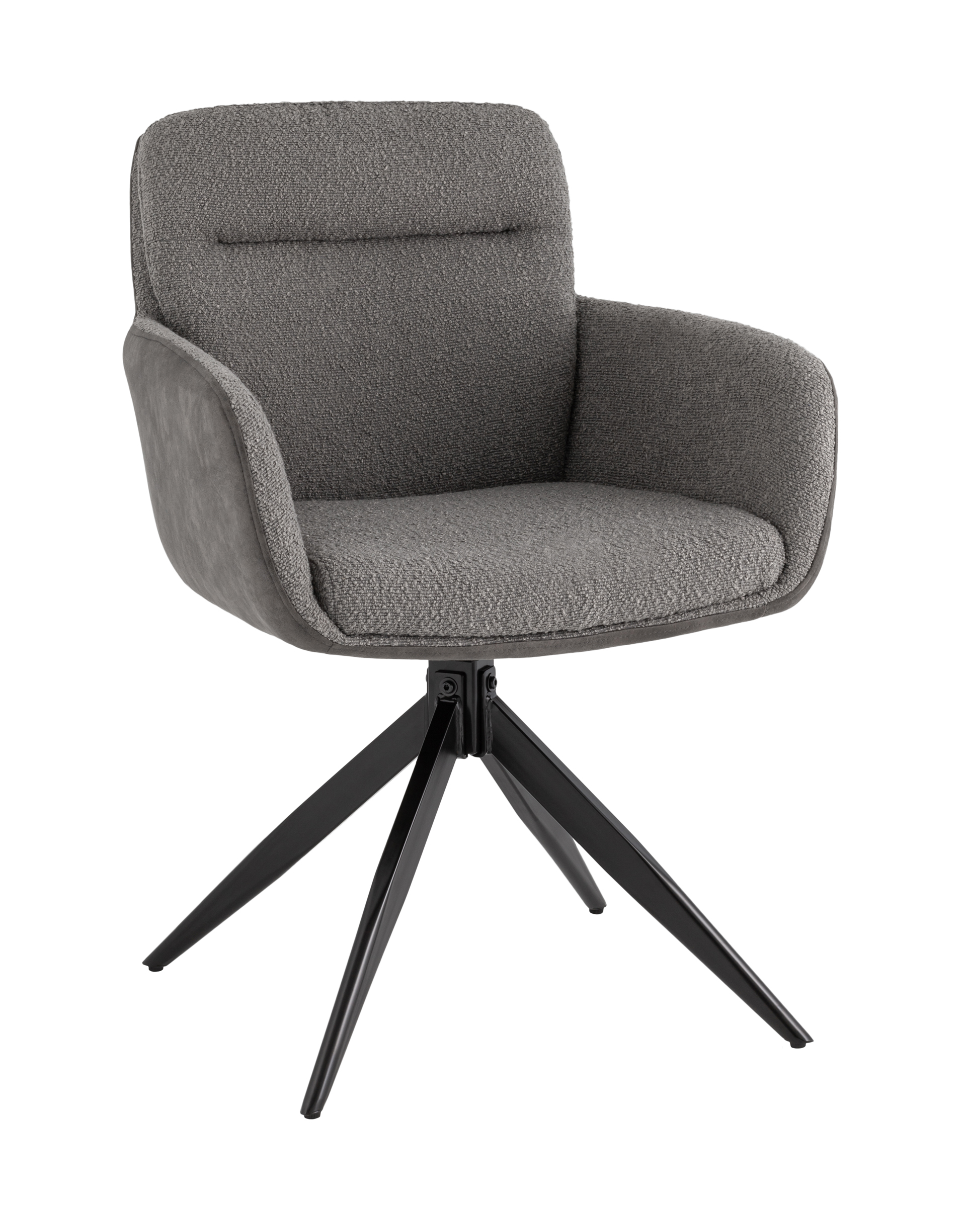 Стул обеденный Waldo серый с серой экокожей Stool Group