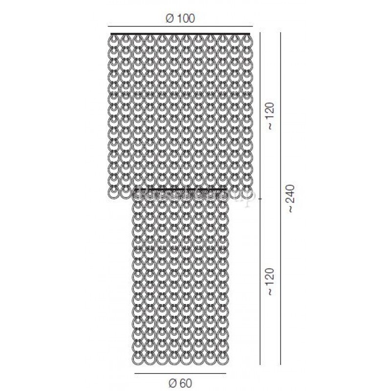 Потолочный светильник Vistosi GIOGALI PL CA2