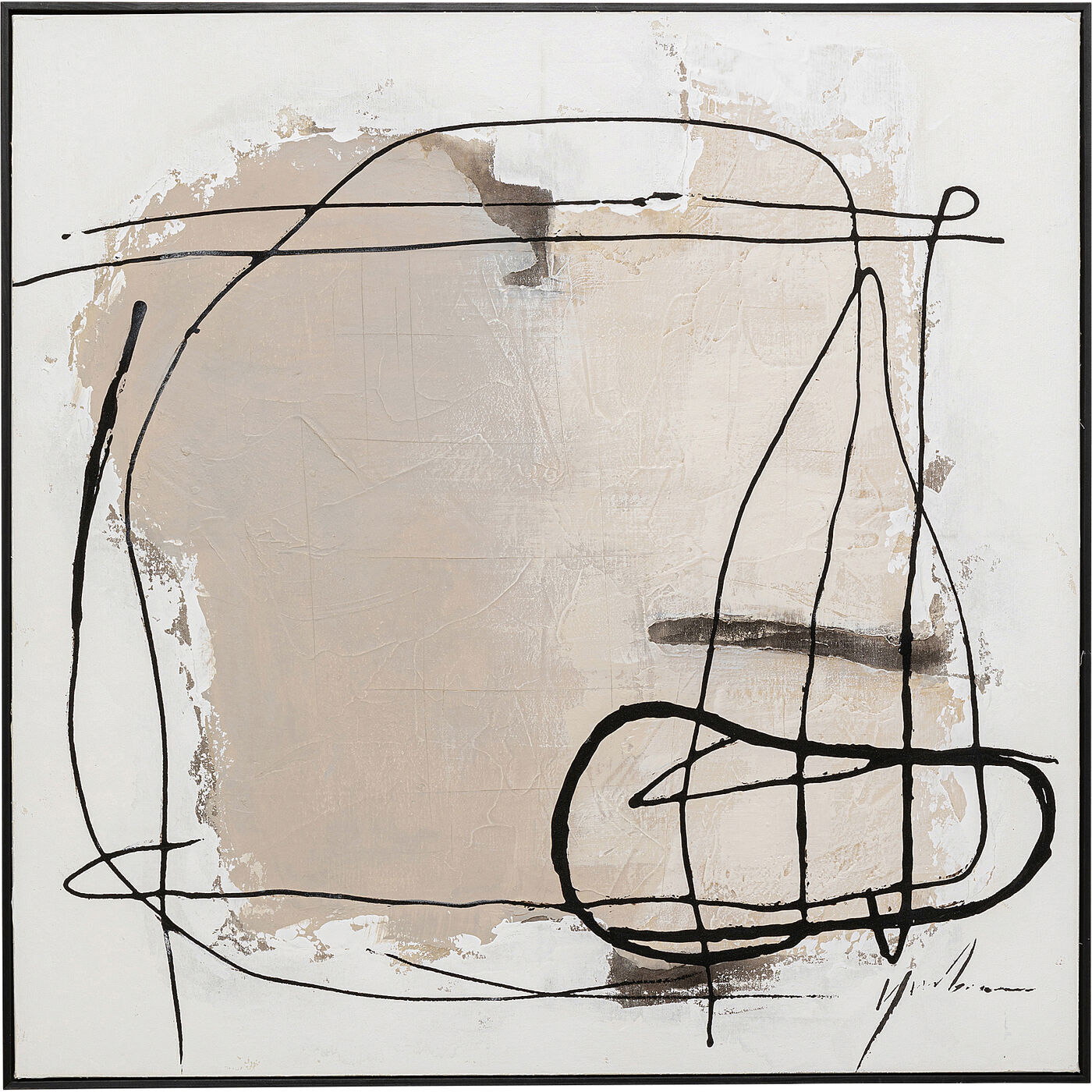 Картина в рамке KARE Dust 54197