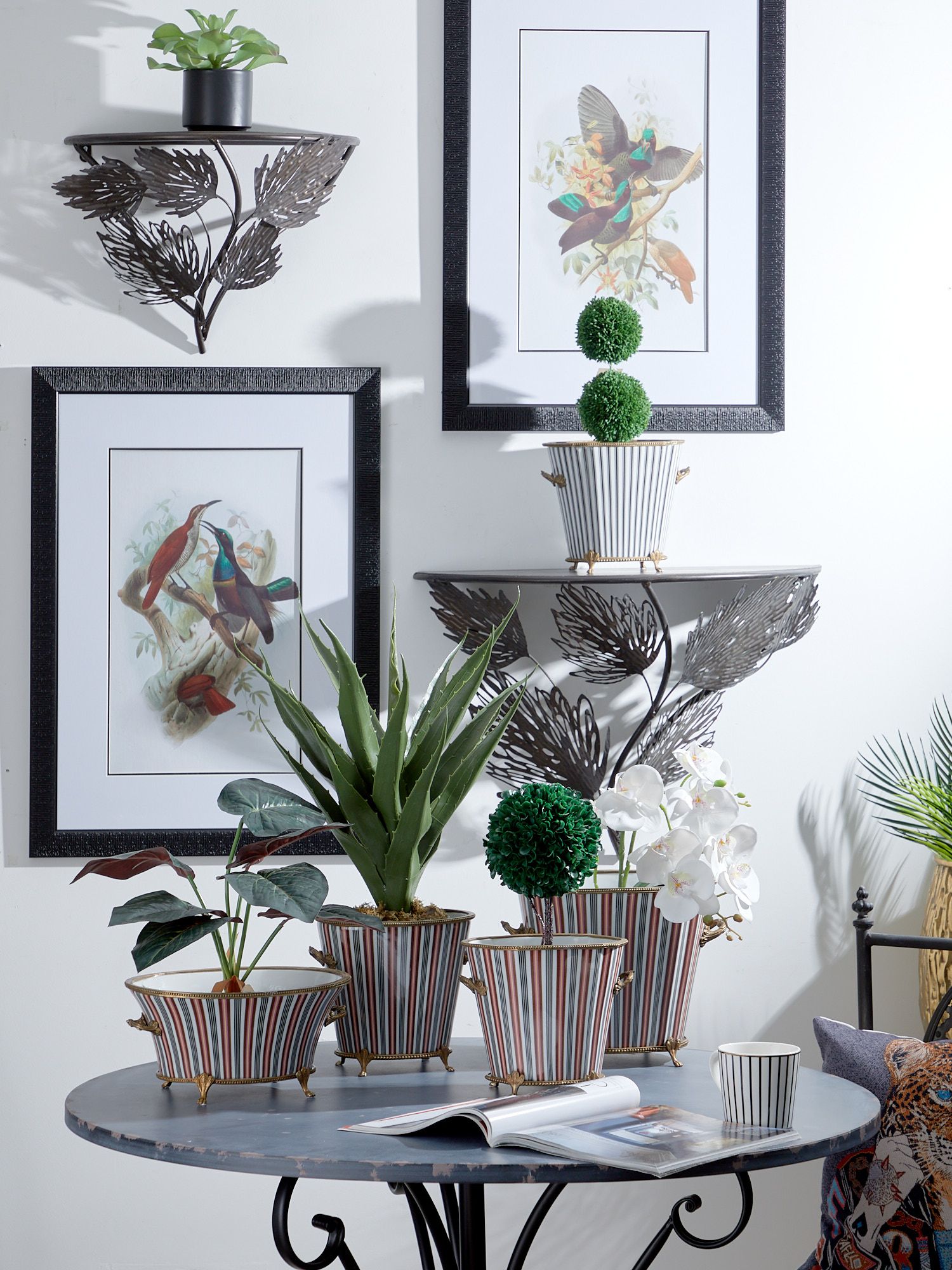 Кашпо с ручками Glasar D947H/H2217