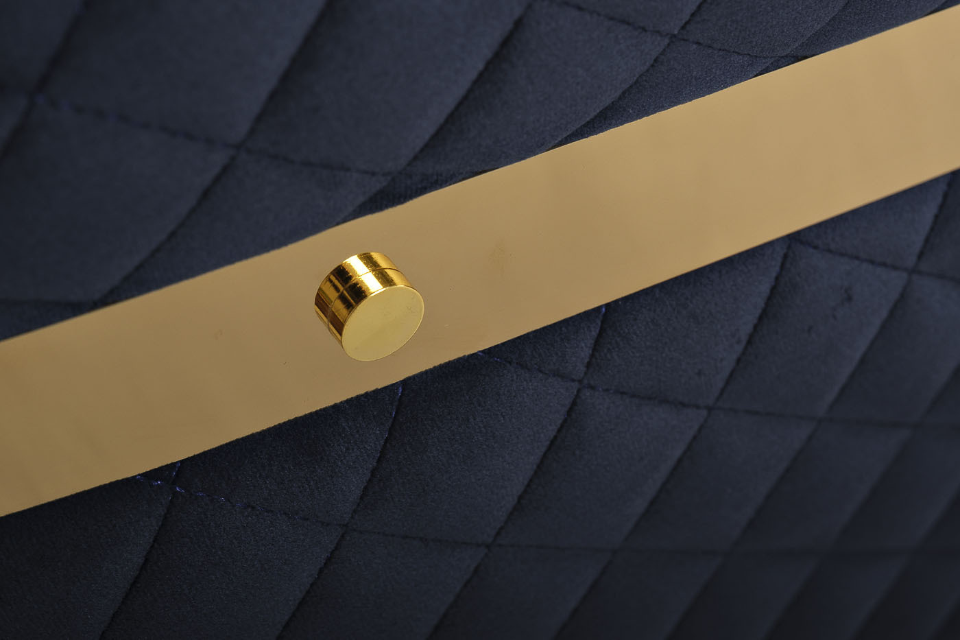 Стул велюровый синий/золото Garda Decor GY-AC8200GOLD-B