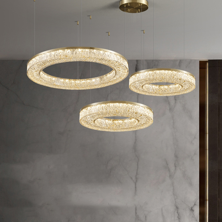 Кольцевая люстра OLAGUS COMBO B Brass by ImperiumLoft