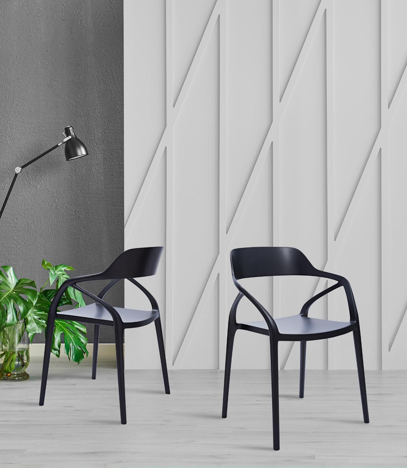 Стул Capri чёрный Bradex Home FR 0472