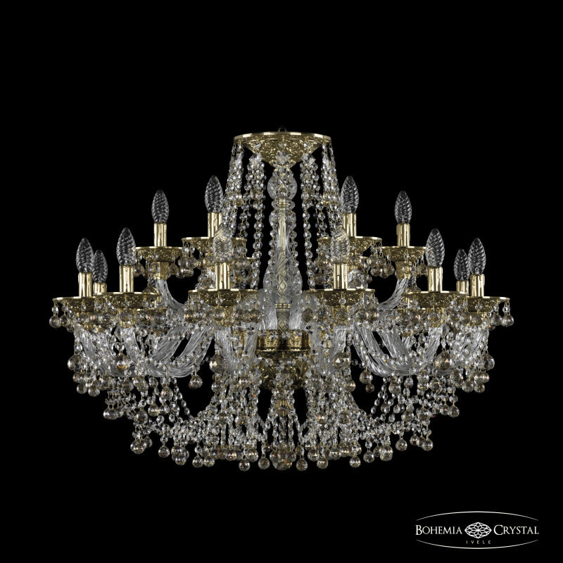 Подвесная люстра Bohemia Ivele Crystal 16109/12+6/300 G K801