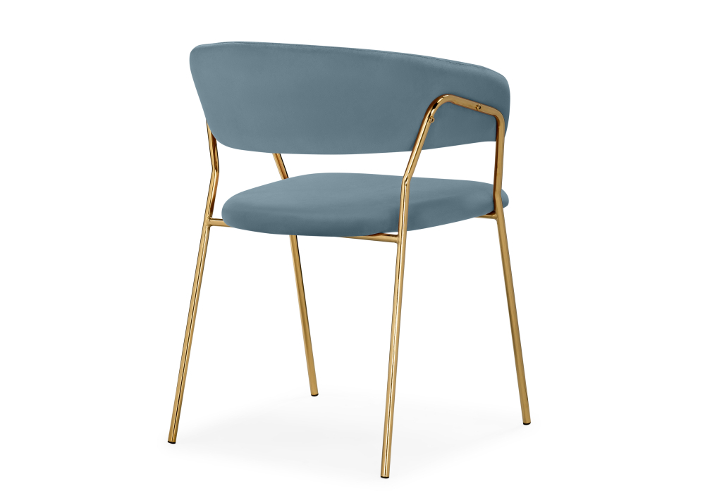 Стул Woodville Kamelia 1 light blue /gold 15473
