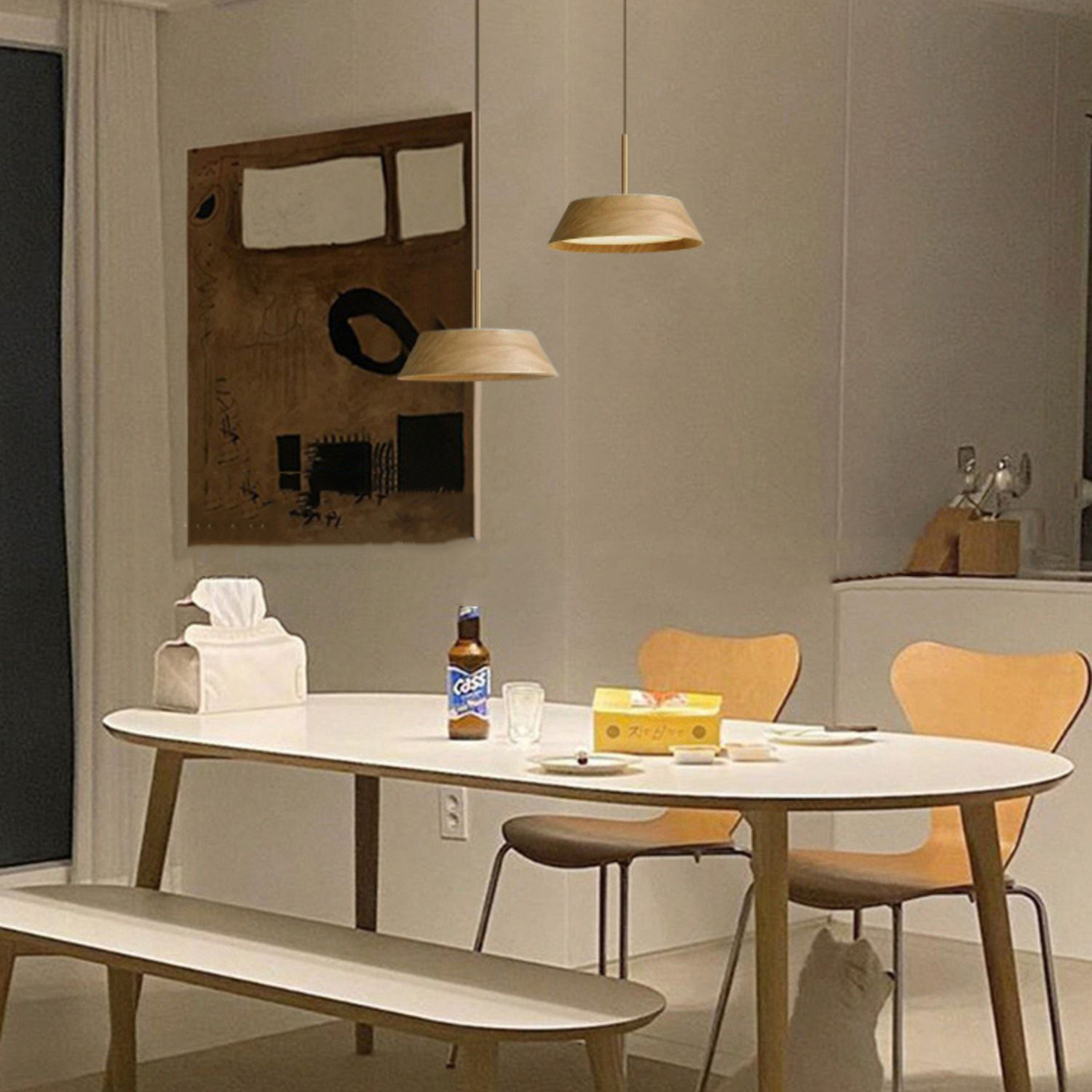 Подвесной светильник BENONI B COMBO L58 Walnut by ImperiumLoft