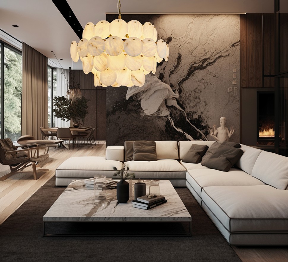 Люстра подвесная Fluorite FL1018-20PA