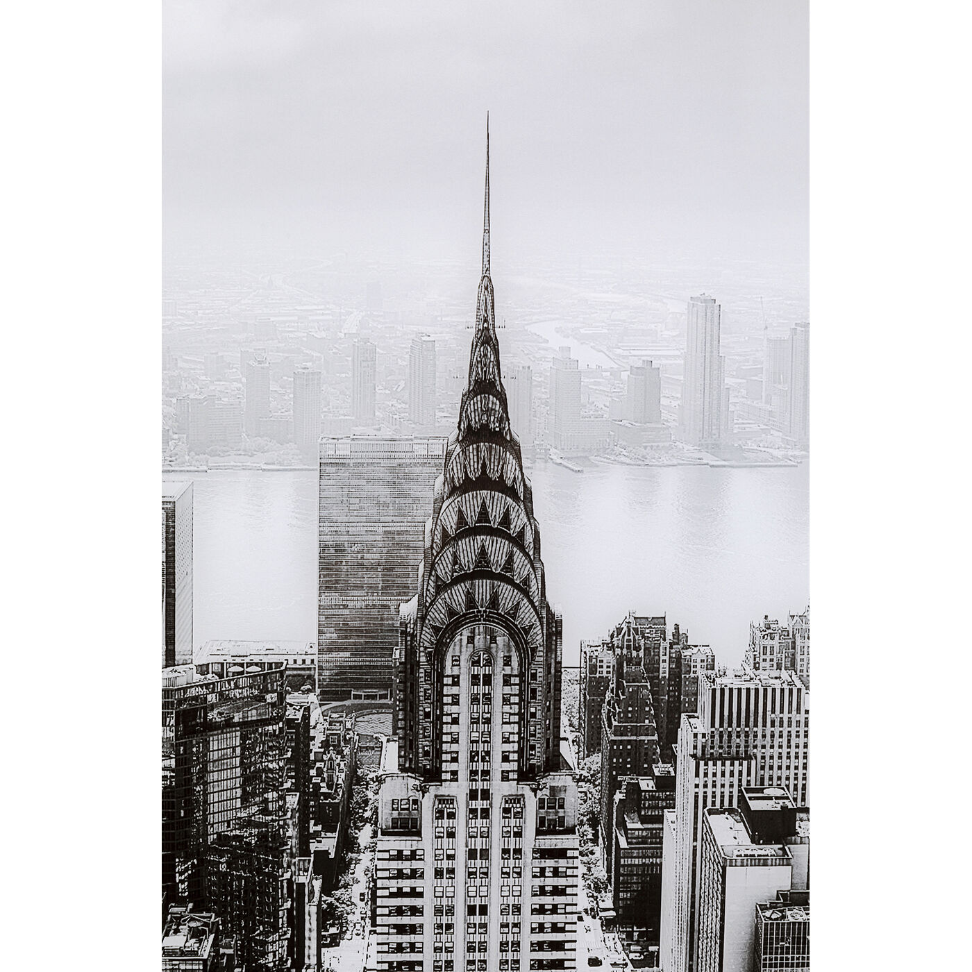 Картина стеклянная Manhattan View 120x80cm KARE 56582