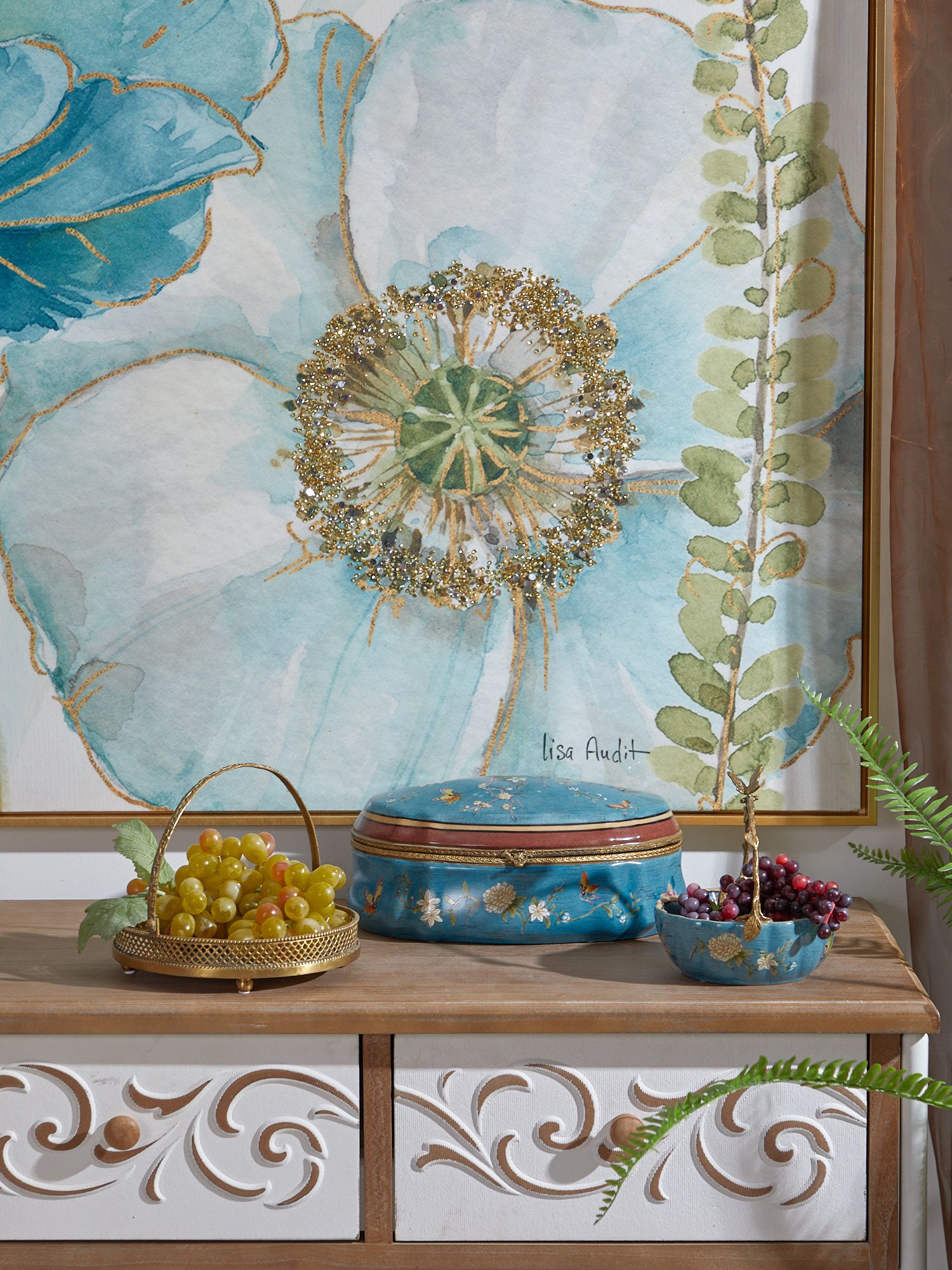 Корзиночка с бабочкой Glasar C973HC/HGD2135