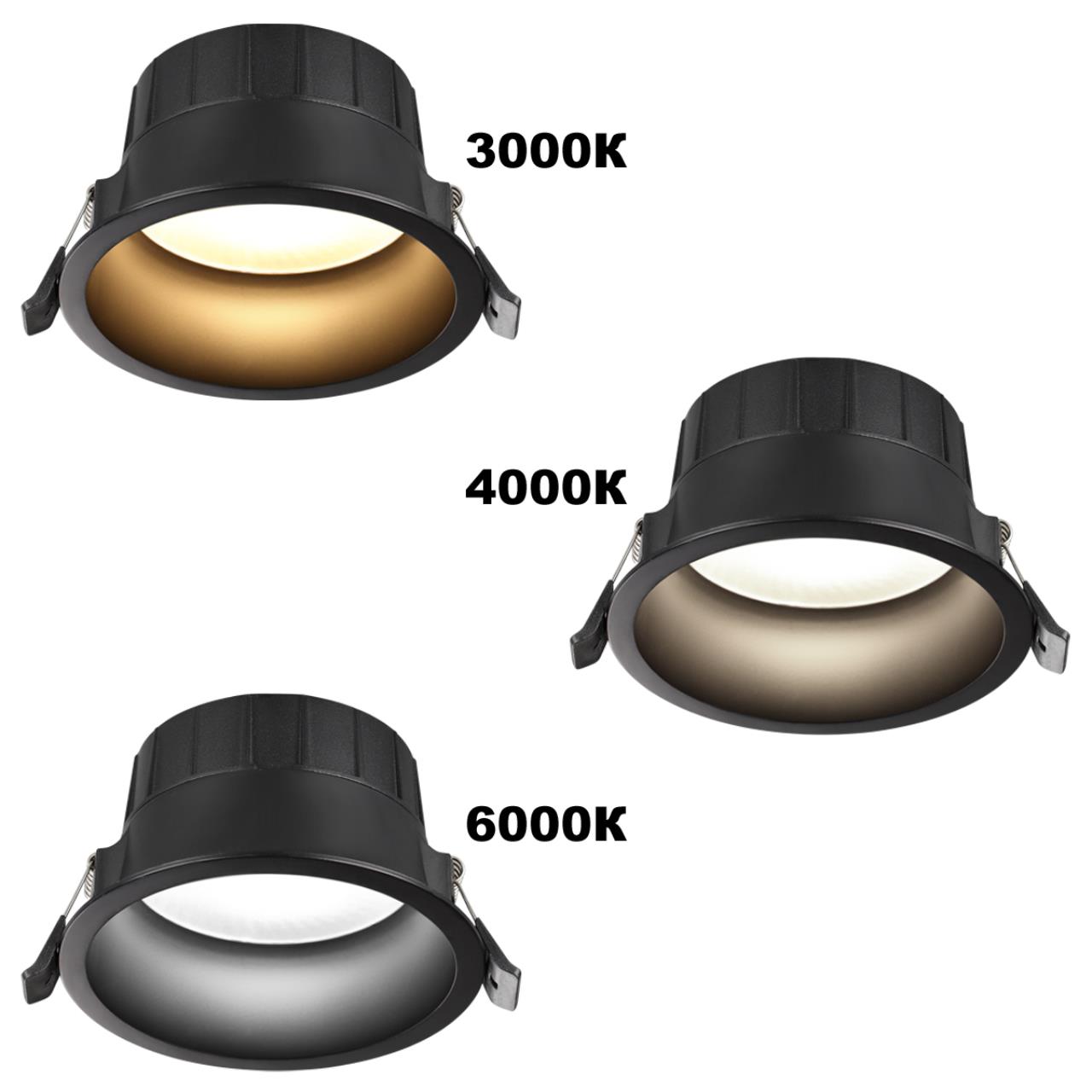 Встраиваемый светодиодный светильник с переключателем цветовой температуры Novotech 359558