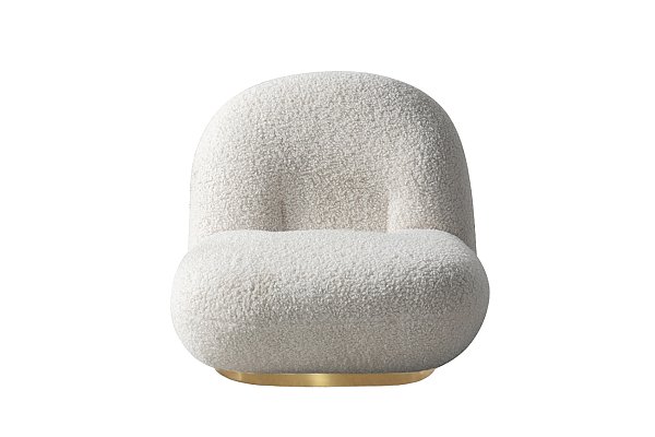 Кресло искусственный ме белое Garda Decor 87YY-21045