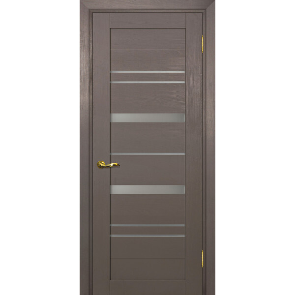 Межкомнатная дверь Graf PSU-12 белый сатинат Каменное дерево (1900 х 600)