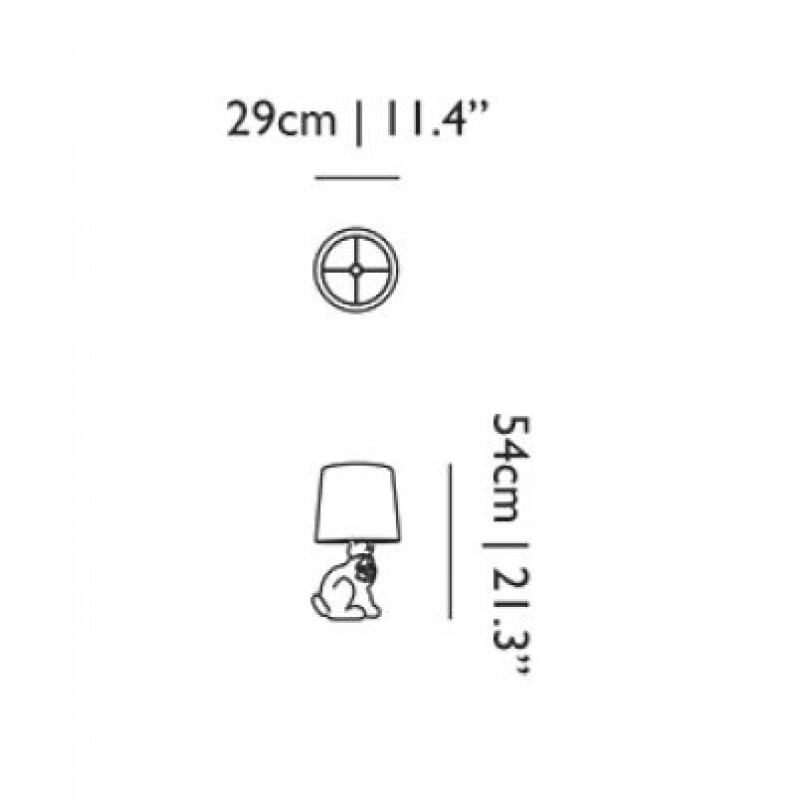 Настольная лампа Moooi Rabbit Lamp base black