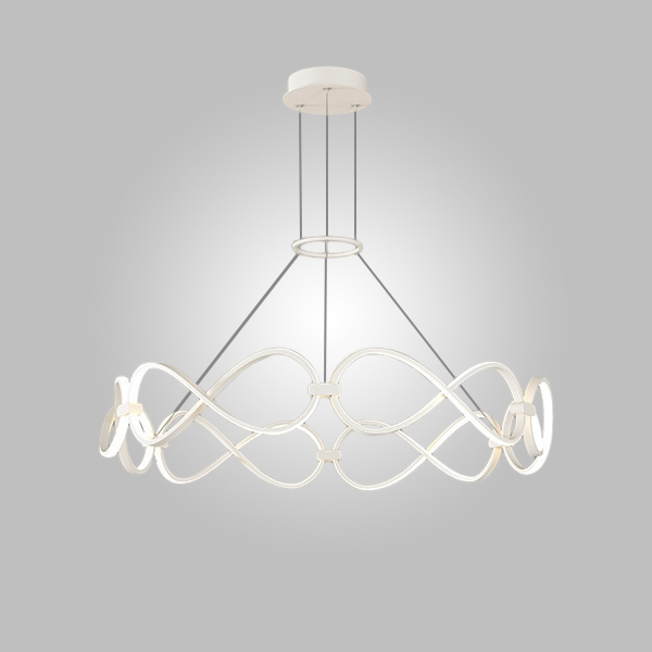 Подвесная люстра FORLI BW D80 White by ImperiumLoft