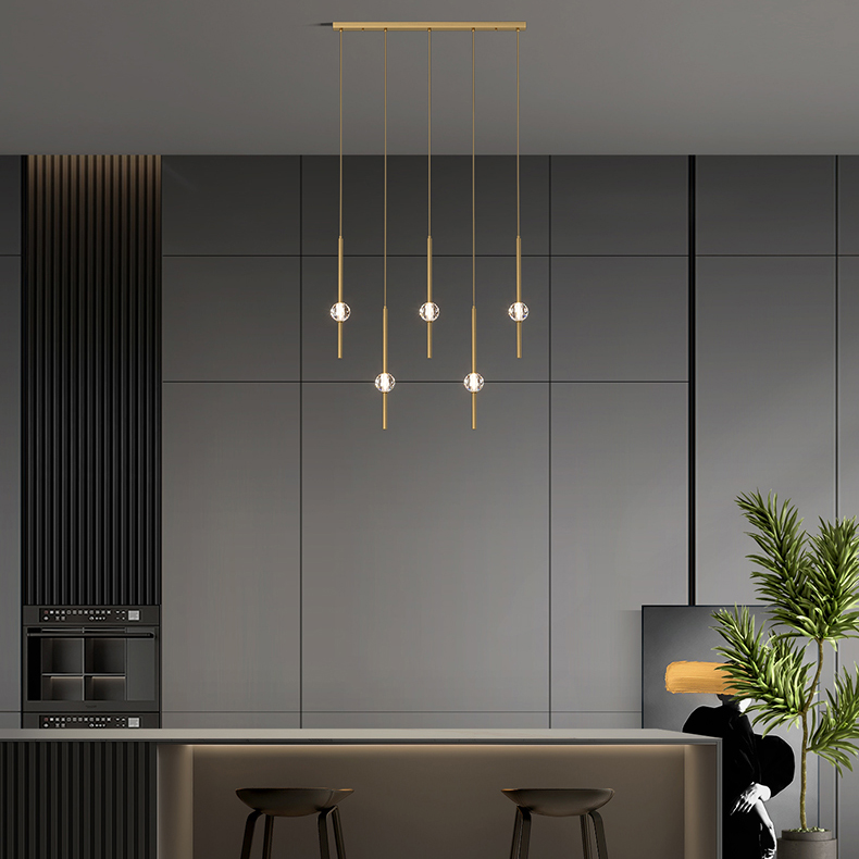 Подвесной светильник SOCRATES COMBO L118 Brass by ImperiumLoft