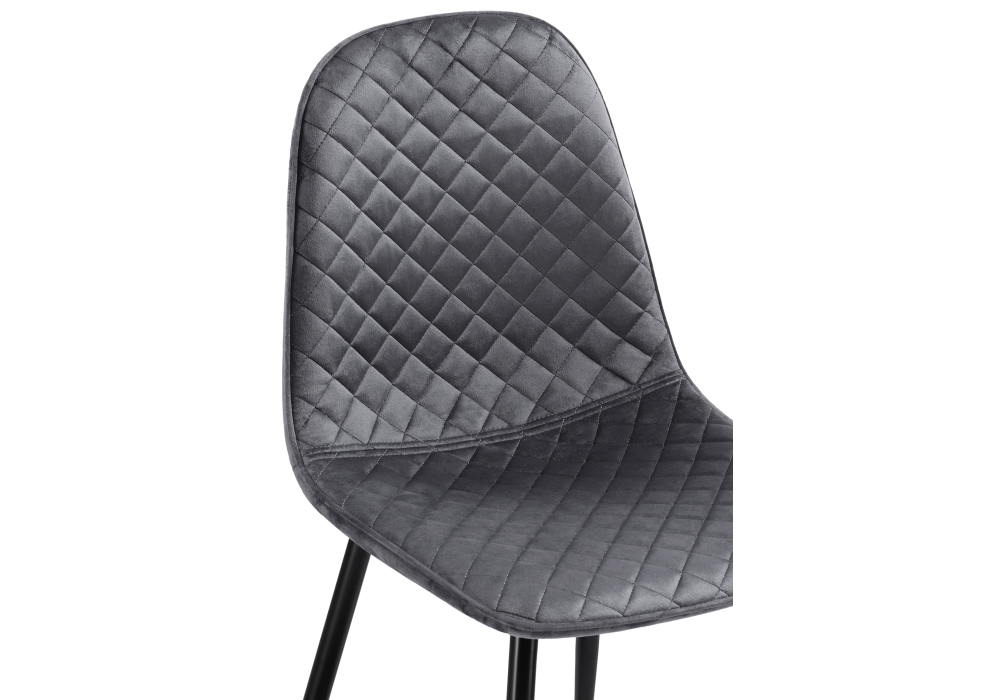 Стул Woodville Capri dark gray / black 15134