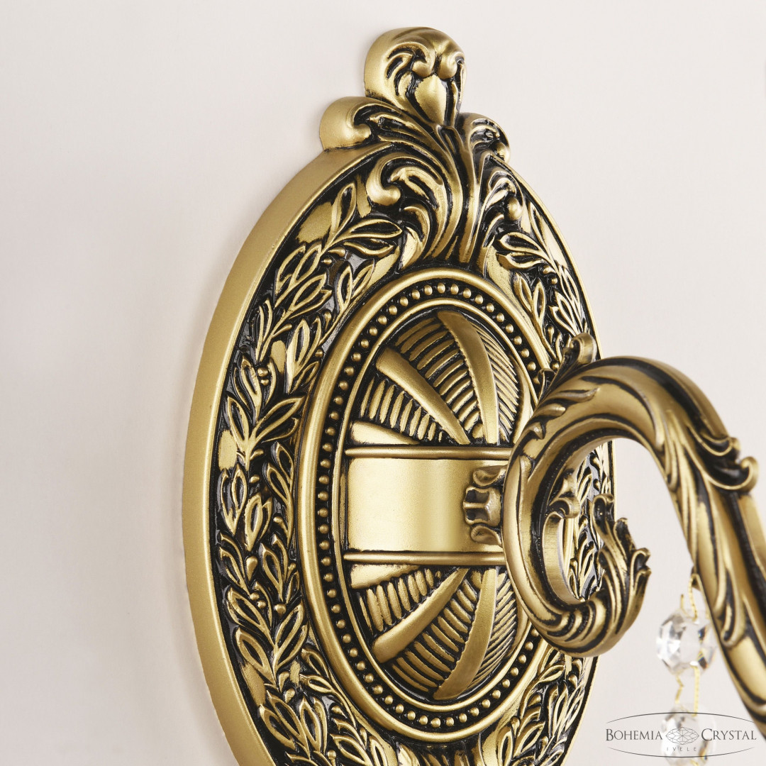 Бра хрустальные AL7901B10/1/175 B AGB P Amber/M-1F Bohemia Ivele Crystal